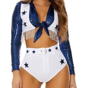 Dallas cowboy cheerleader costume